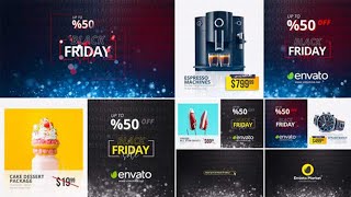 Black Friday Sale After Effects template