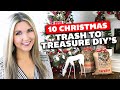 10 Christmas Trash to Treasure 🎄 Christmas Thrift Store Flip DIY's