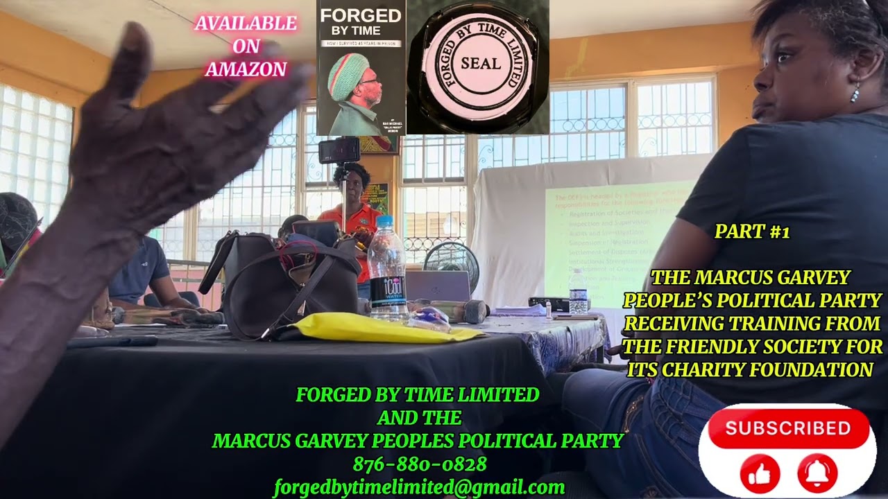 GILLIE PRIEST REVOLUTIONARY CHANNEL : CHARITY FOUNDATION TRAINING VIA FRIENDLY SOCIETY OF JAMAICA 