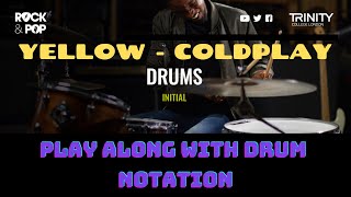 Yellow - Trinity Rock \& Pop Drums Initial | ABA Music Studio