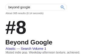 Beyond Google — Atastic | Daily SEO Song #8