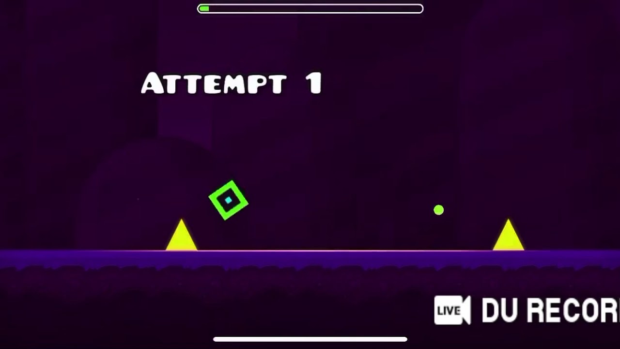 Geometry Dash World Level 1 gameplay - YouTube