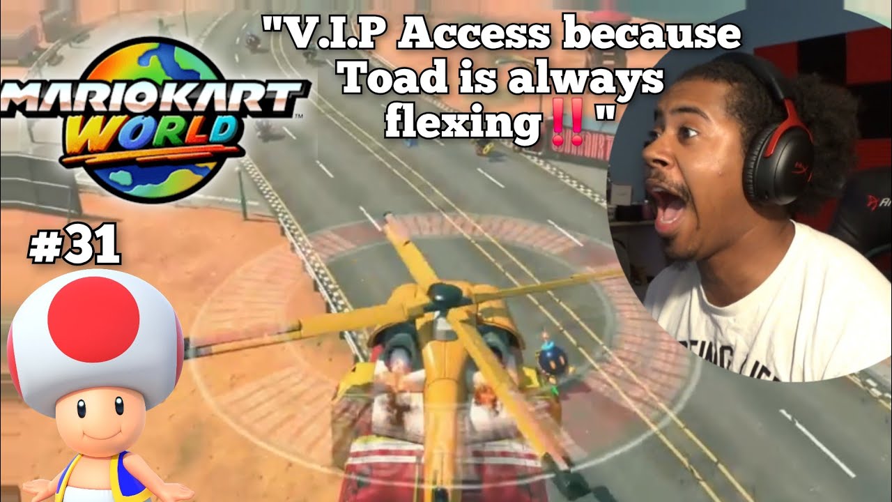 YOU CAN RIDE THE HELICOPTER |  Mario Kart World | #31