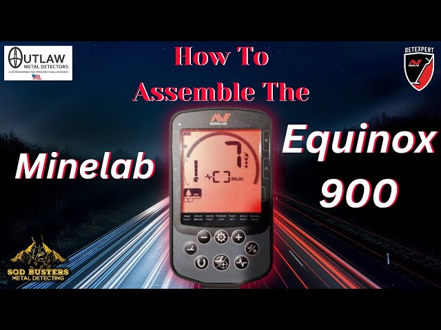 How To Properly Assemble The Minelab Equinox 900 [TUTORIAL] - YouTube