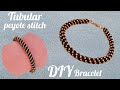 Spiral bracelet/Tubular peyote stitch/Easy jewelry making at home/Handmade jewelry/Diy Beading