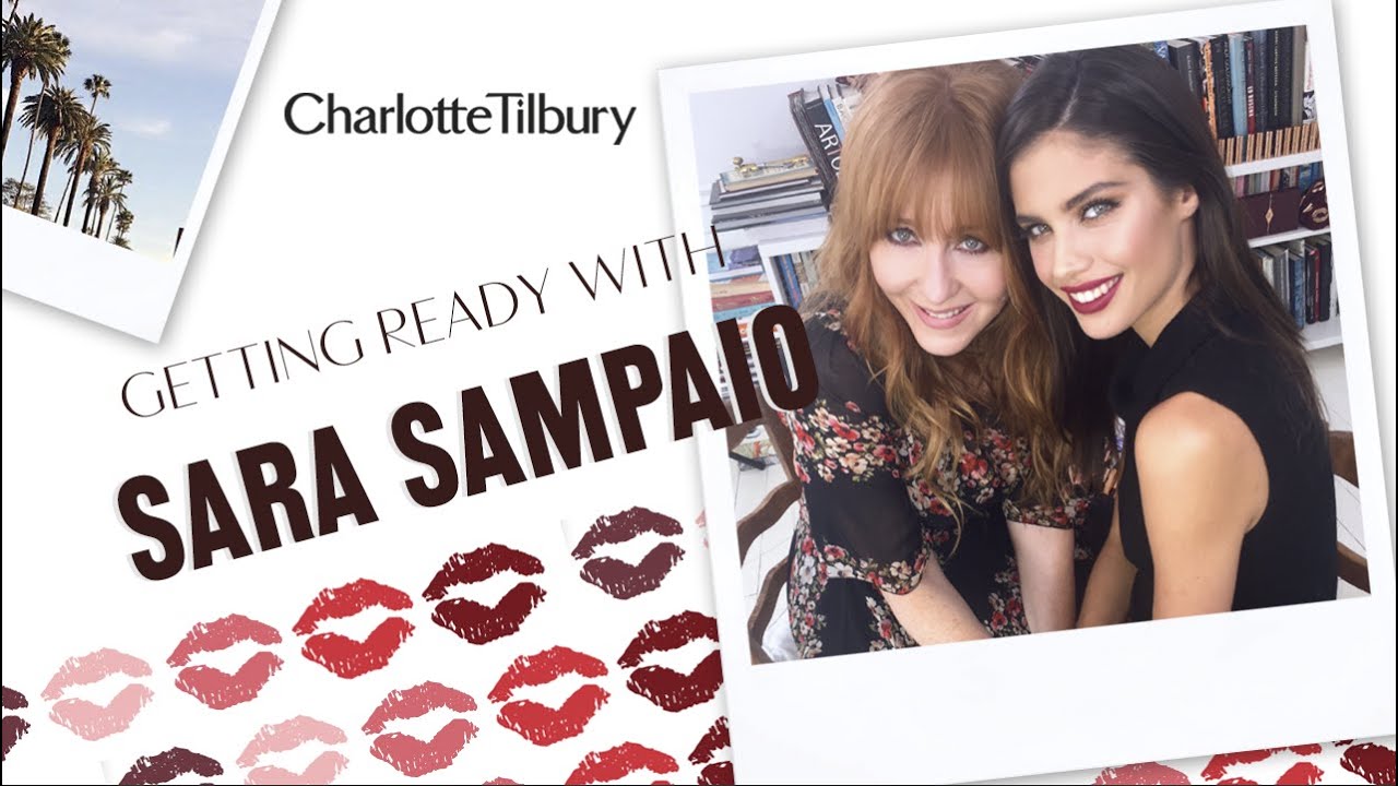 Red Carpet Makeup with Sara Sampaio | Charlotte - YouTube