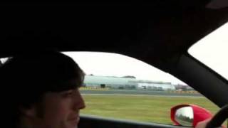 Ferrari 458 passenger lap with Alonso
