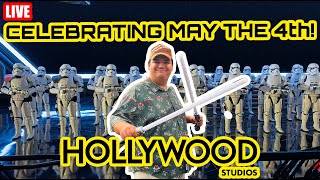 🔴Live: Early Entry for May the 4th at Hollywood Studios! - Merch & Food - Disney World Livestream