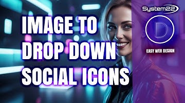 Divi Theme Image to Drop Down Social Media Icons on Hover (No coding)