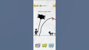 Draw 2 save game Level 29 !! How to save him??