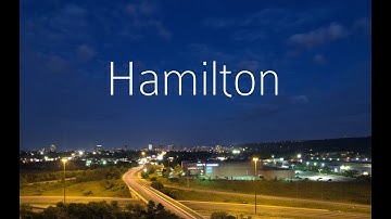 [4K] Sunset over the Hamilton skyline