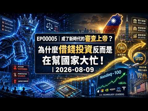 EP5 CLEC James 漫聊｜成了新時代的審查上帝？為什麼借錢投資反而是在幫國家大忙！｜2026-08-09