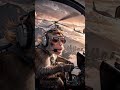 🐵 Monkey Flying Helicopter 🚁 | Ultra Realistic Cinematic AI