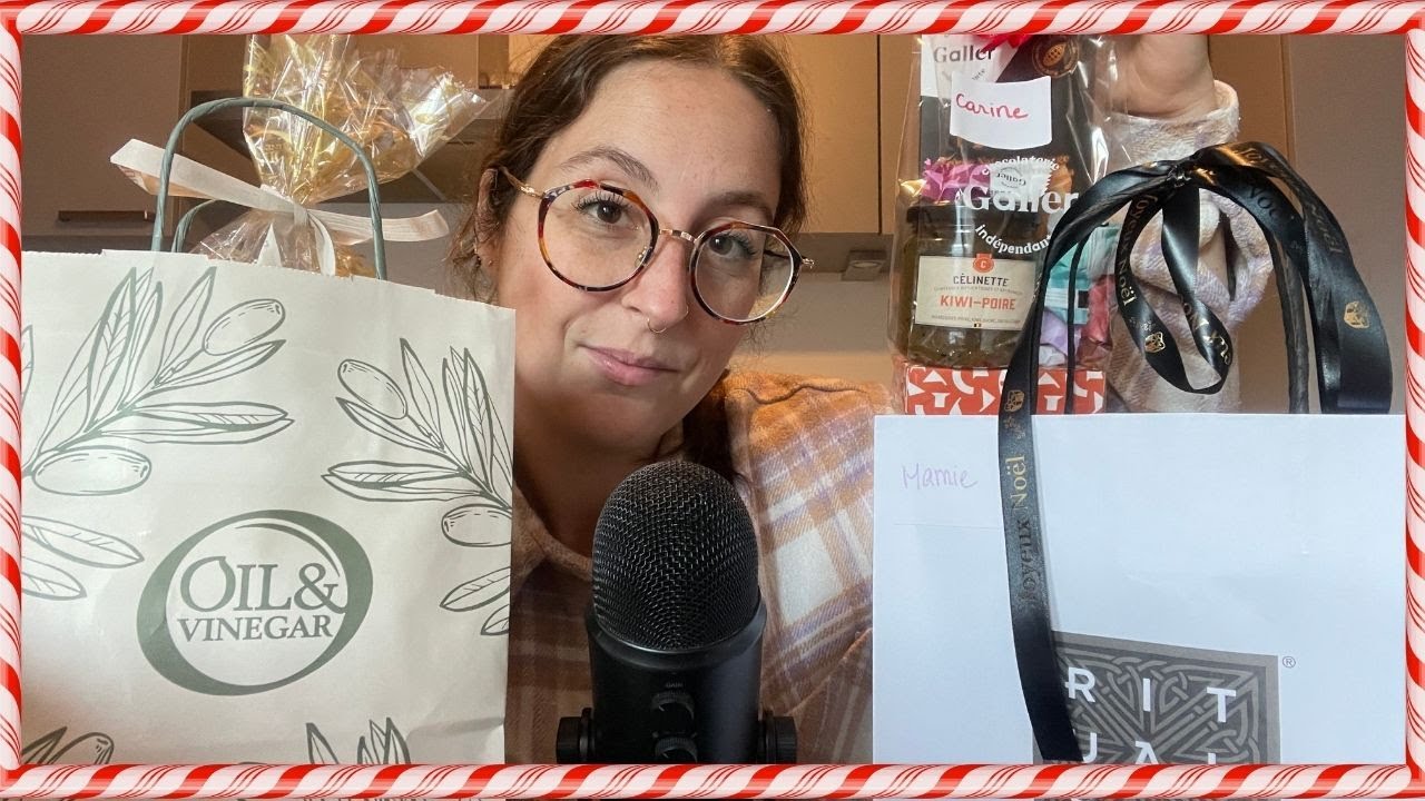 ASMR - CADEAUX de NOËL pour ma FAMILLE - ASMR MAS 17