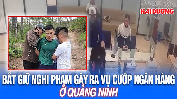 Bắt giữ nghi phạm gây ra vụ cướp ngân hàng ở Quảng Ninh