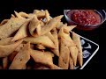 How to make nimki  namkeen recipe  tea time snack     yummy food world122