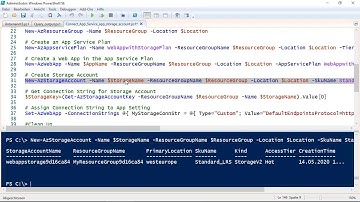 Azure Tip: Mit der PowerShell eine App Service-Anwendung mit einem Speicherkonto verbinden