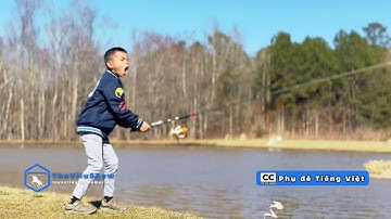 Câu cá trê khổng lồ tại trang trại cá Cedar Creek | Thử thách câu cá mùa đông!