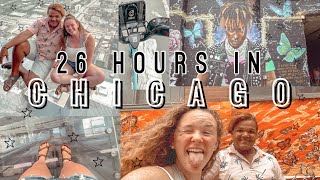 taking the train to CHICAGO! // ft. shameless house, juice wrld mural & MORE