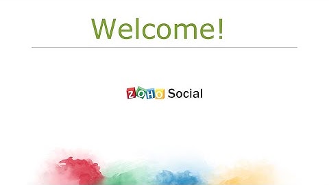 Webinar on social media marketing with Zoho Social