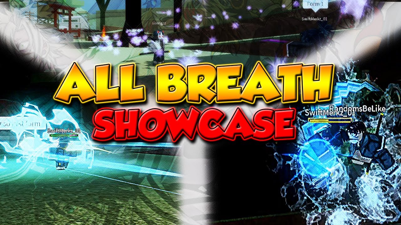 Roblox Project Slayers All Breathing Styles Showcase! 