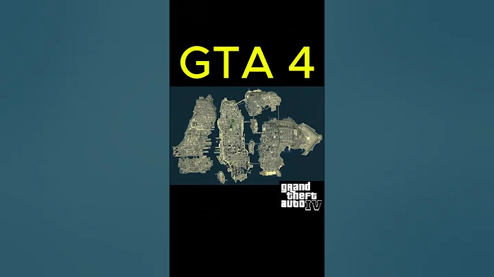 GTA 4 VS GTA 6 MAP COMPARISON|#top #gta #gtavtechnogamers