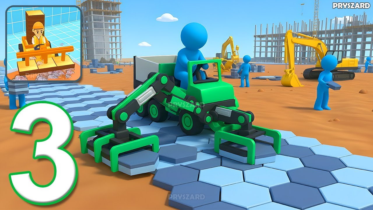 Tile Stamper - Gameplay Walkthrough Part 3 - Build a City of Tiles (iOS, Android)