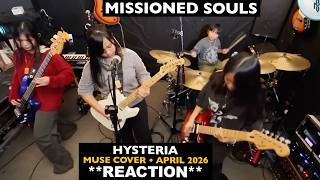 Musicians REACT to Missioned Souls: Hysteria (2026 Muse cover) Re-recording
