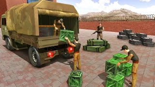 Army truck simulator 2021 . army truck driver game 2021 new game  Part-1 screenshot 1