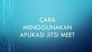 Cara menggunakan Aplikasi Jitsi Meet screenshot 4