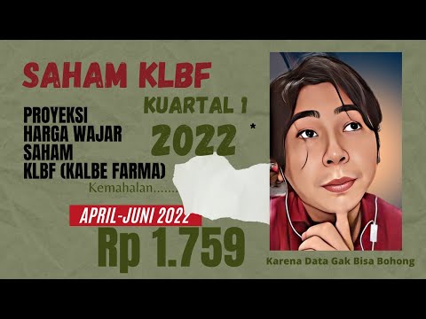 Analisa dan Prediksi/ Proyeksi Harga Wajar Saham KLBF (Kalbe Farma) April-Juni 2022 - Rp 1.759