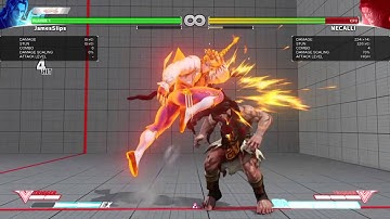 SFV Beta Vega combo video