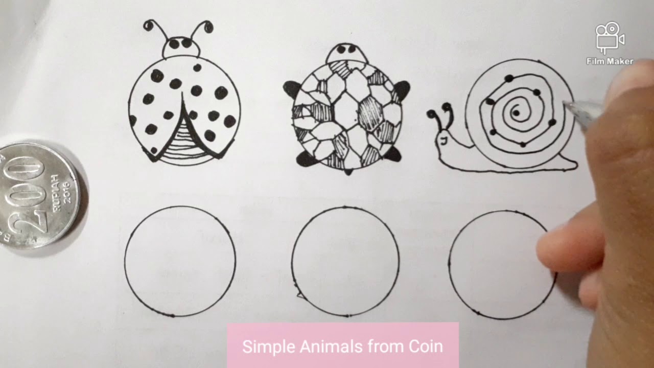  Gampang  Banget Menggambar  Binatang  Cocok untuk Anak Yang  