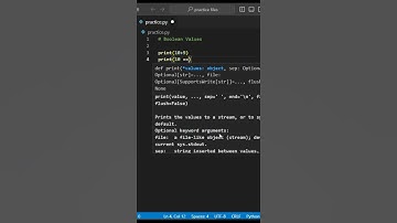 Boolean Values | #python #coding #programminglanguage #learnpython #pythonforbeginners