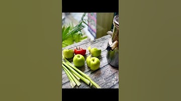 Detox thanh lọc cơ thể cùng vs cần tây +táo xanh+ớt chuông