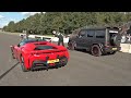 Ferrari SF90 Stradale vs BRABUS 700 Mercedes-AMG G63 G Class vs Novitec Ferrari F12 TDF