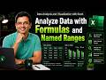 Analyze Data with Formulas &amp; Named Ranges in Excel | Excel Tutorial for Beginners