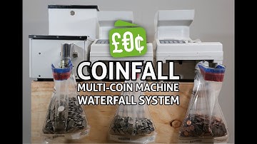 Leftover Currency: Coin Machine Waterfall Sorting (SATISFYING!)