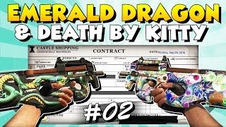 Csgo - Stattrak P90 Emerald Dragon & Death By Kitty Trade Up - Road To Dream Loadout