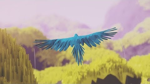 Low Poly Bird: Parrot (Stylized Character for Unreal Engine & Unity)