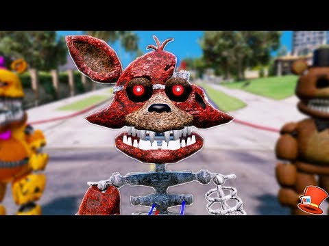 GTA 5 Mods FNAF Withered Foxy - GTA 5 Mods Website