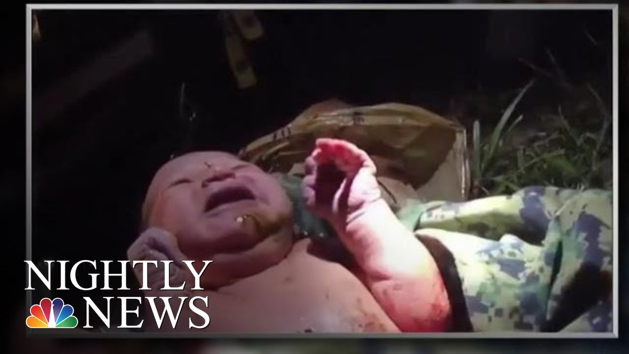 rock center concourse Body Cam Video Released From Miracle Baby Rescue In Hopes Of Finding The Mother | NBC Nightly News