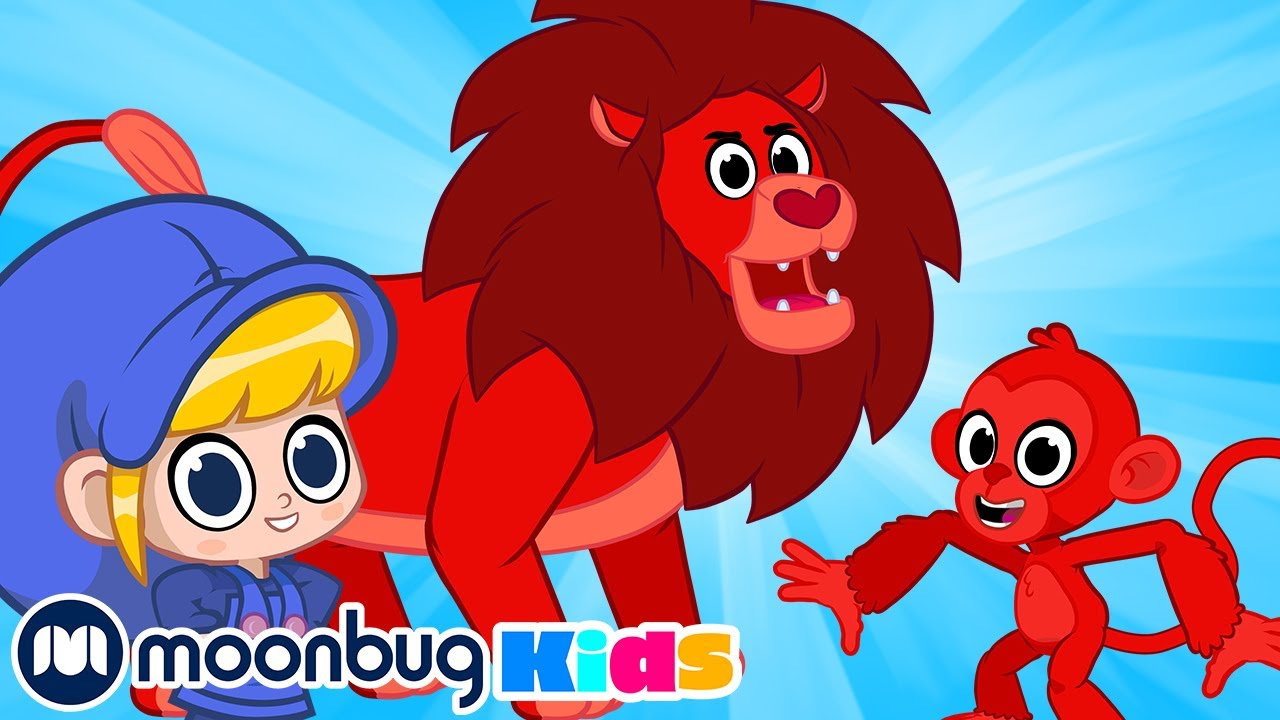 ⁣Jungle Adventure - with Subtitles | Morphle TV | Cartoons for Kids | Moonbug Kids Literacy