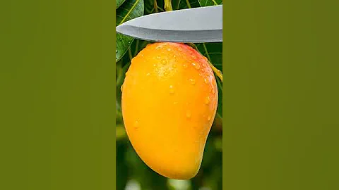 Cutting Glass Fruit Mango 🥭 ASMR #ai #aiart #asmrsounds #asmr #aiasmr #satisfyingvideo #trend #viral