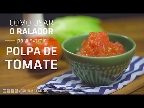 Vídeo: Como Ralar Um Tomate