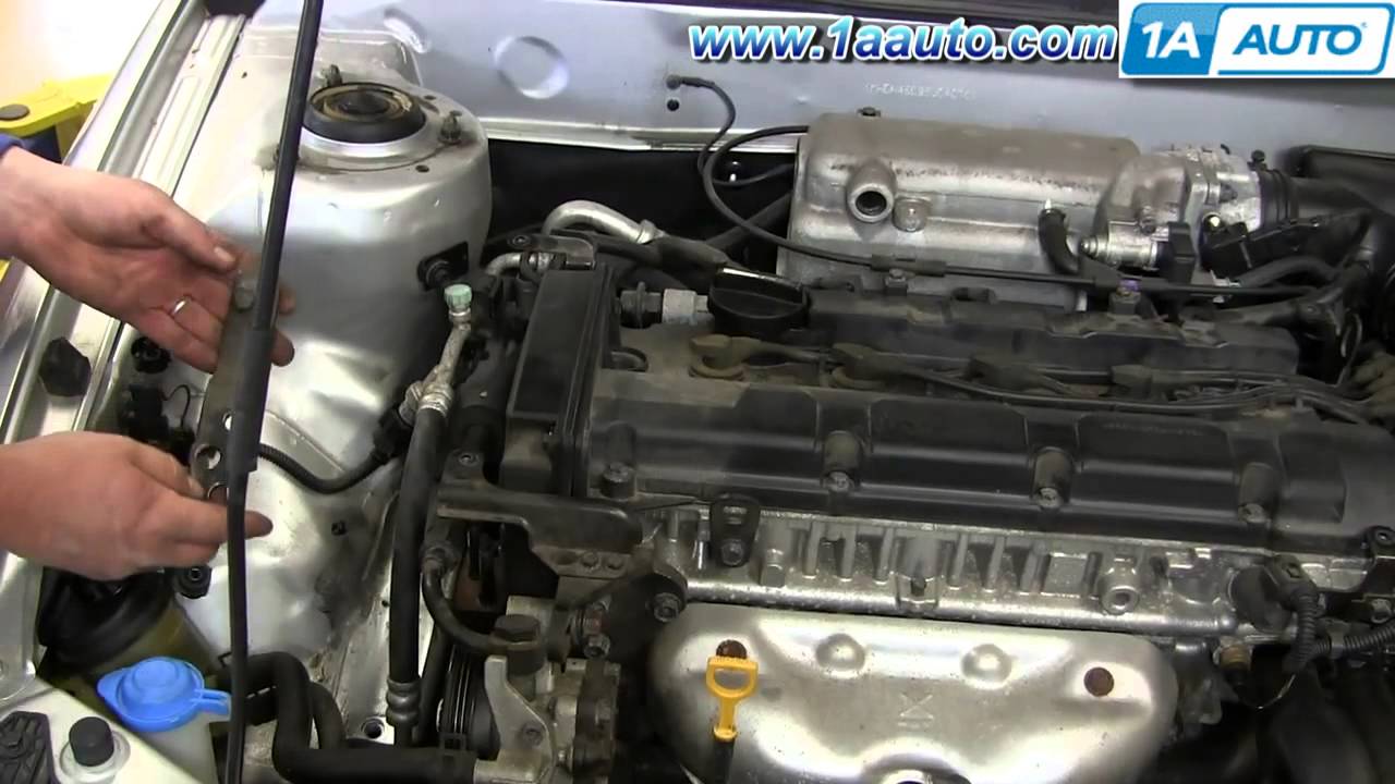 How To Install replace Timing Chain Cover Hyundai Elantra - YouTube