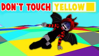 Roblox Color Block BUT You CAN'T TOUCH YELLOW!