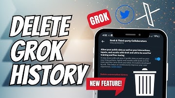 How To Delete Grok AI History in Twitter - Privacy concern