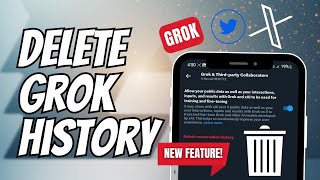 How To Delete Grok AI History in Twitter - Privacy concern