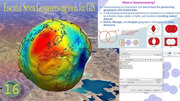 Essential Seven Geoprocessing tools for GIS.